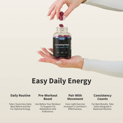 L-Carnitine Sugar-Free Blueberry Gummies - Trending Wellness Store