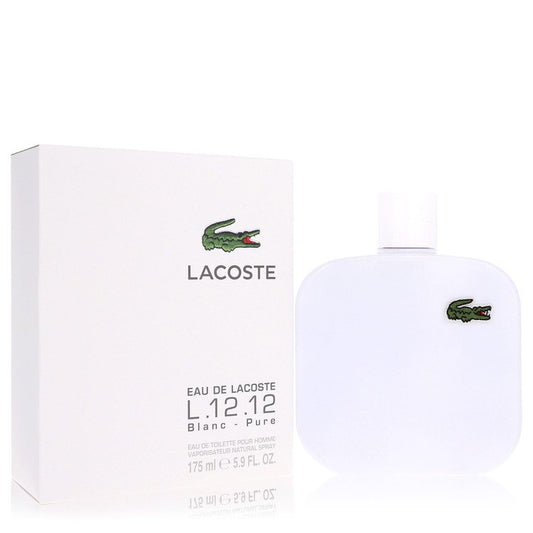 Lacoste Eau De Lacoste L.12.12 Blanc by Lacoste Eau De Toilette Spray 5.9 oz for Men - Trending Wellness Store