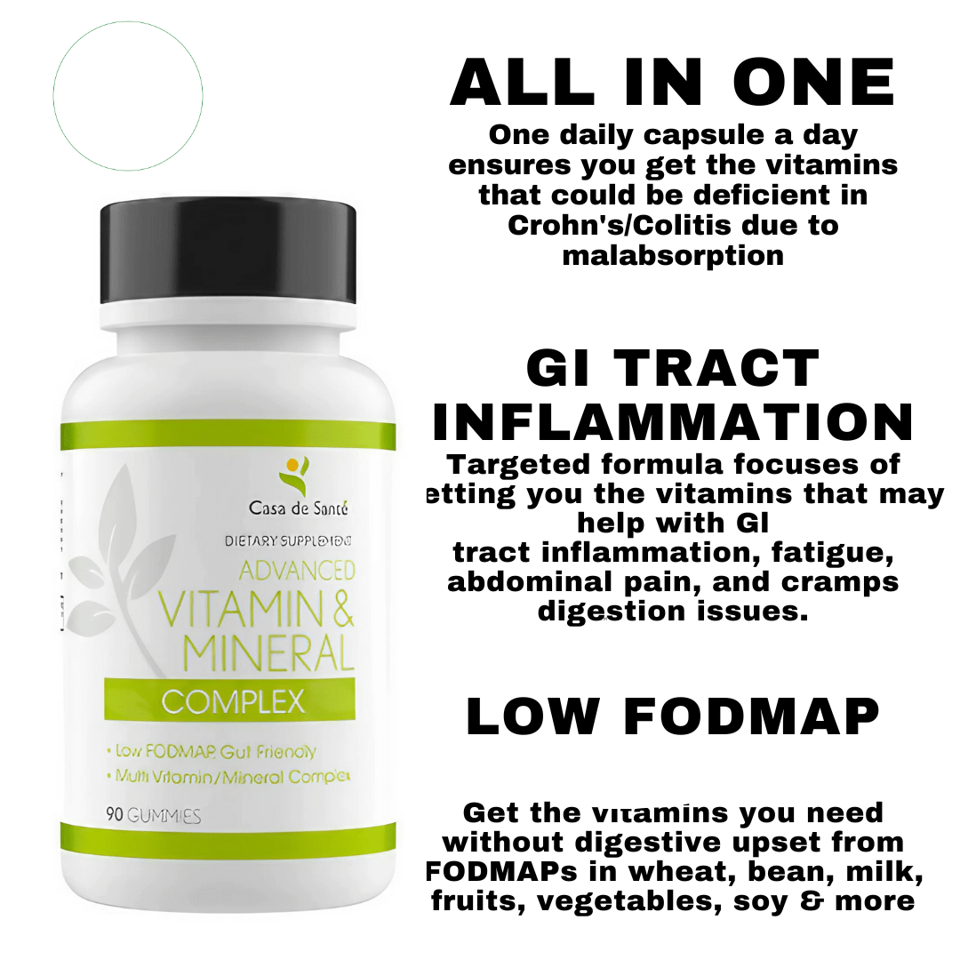 Advanced Vitamin & Mineral Complex MD PhD Formulated Gut Friendly Low FODMAP - Trending Wellness Store