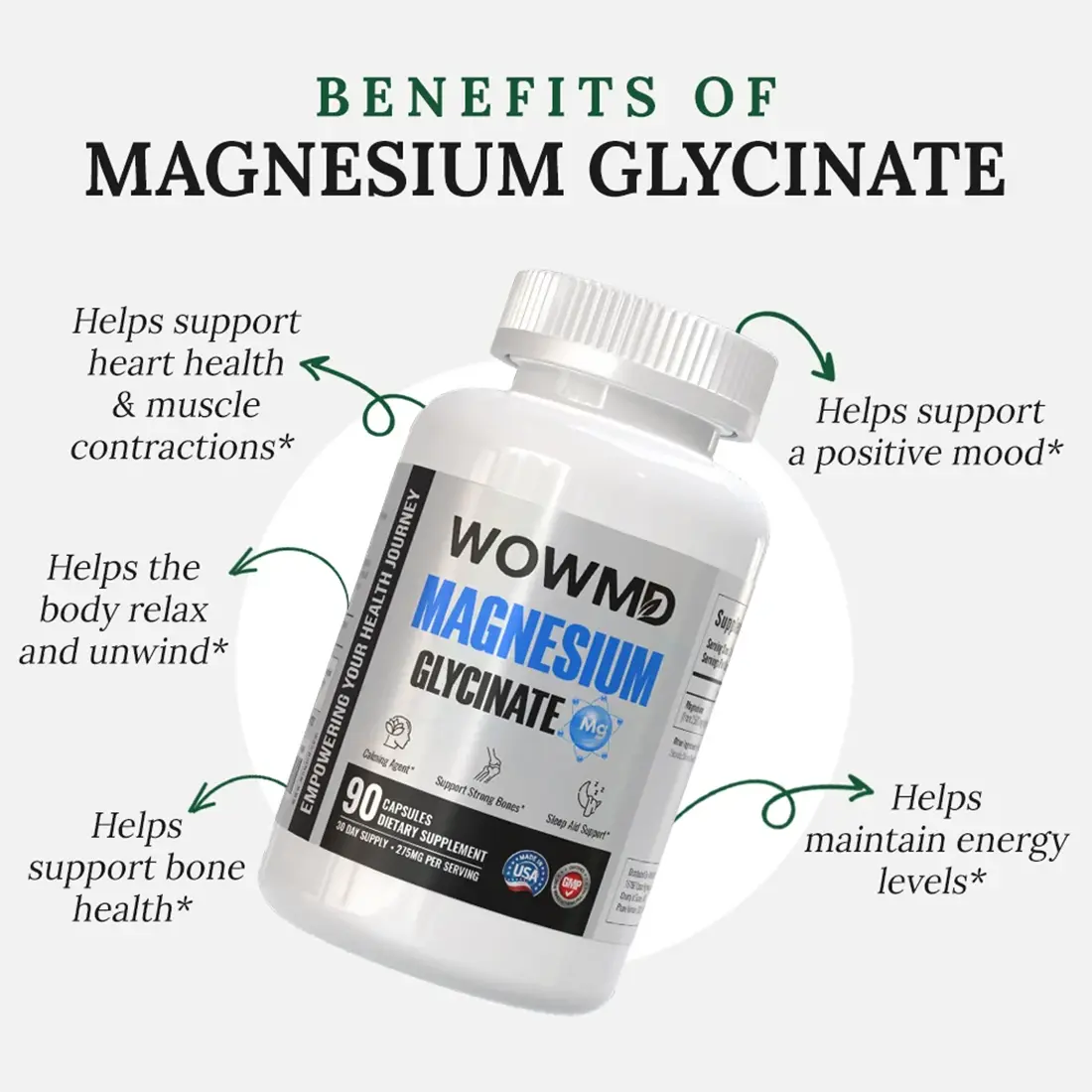 Magnesium Glycinate - Trending Wellness Store