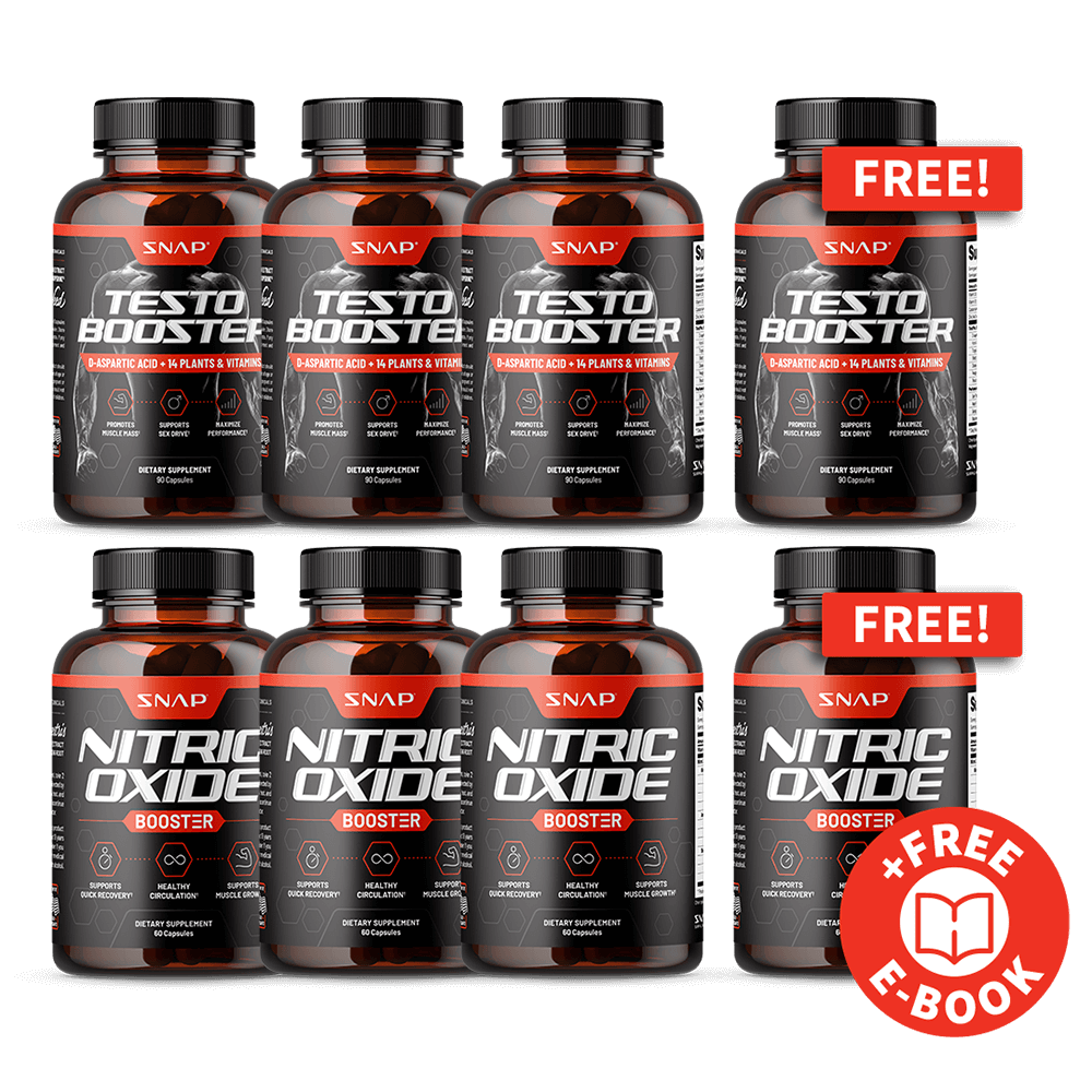 Male Testo and Nitro Stack + Free E-Book - Trending Wellness Store