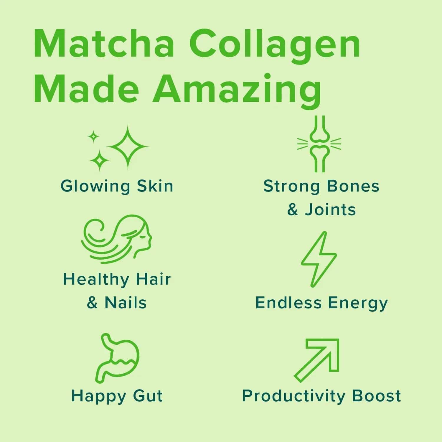 Matcha Collagen Peptides Powder - Trending Wellness Store