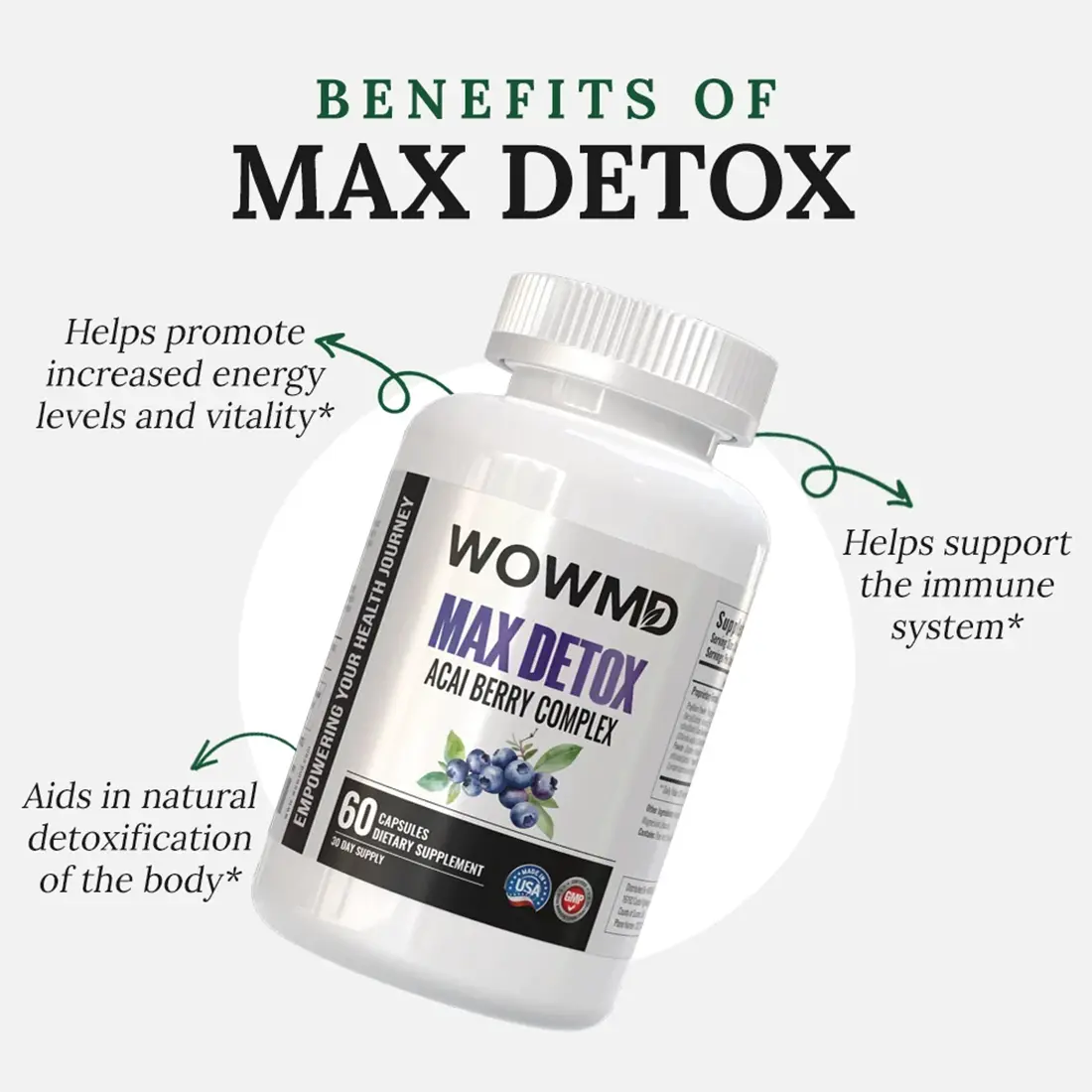 Max Detox ACAI Berry Complex - Trending Wellness Store