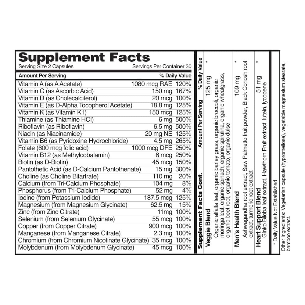 Daily Multivitamin for Men - Trending Wellness Store