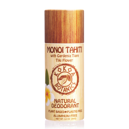 MONOI TAHITI – Natural Deodorant - Plastic Free - Aluminum-Free - 3.2 oz - Trending Wellness Store