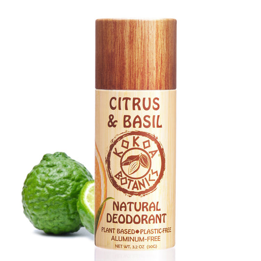 CITRUS & BASIL - Natural Deodorant Aluminum-Free - Plastic-Free - Trending Wellness Store