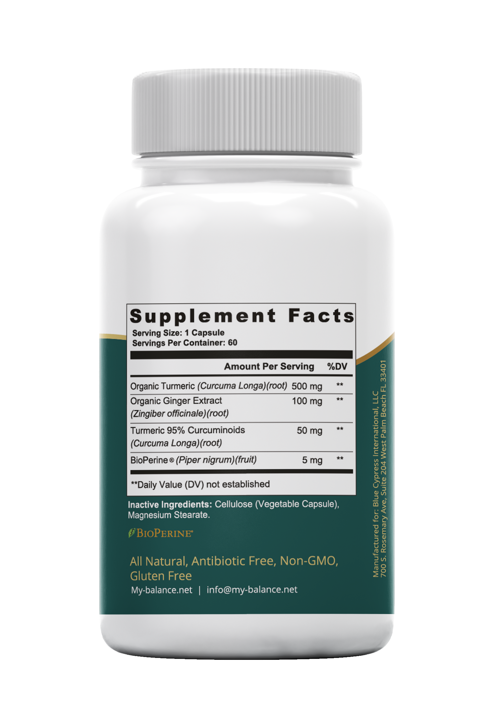 Turmeric With Ginger 650Mg - Trending Wellness Store