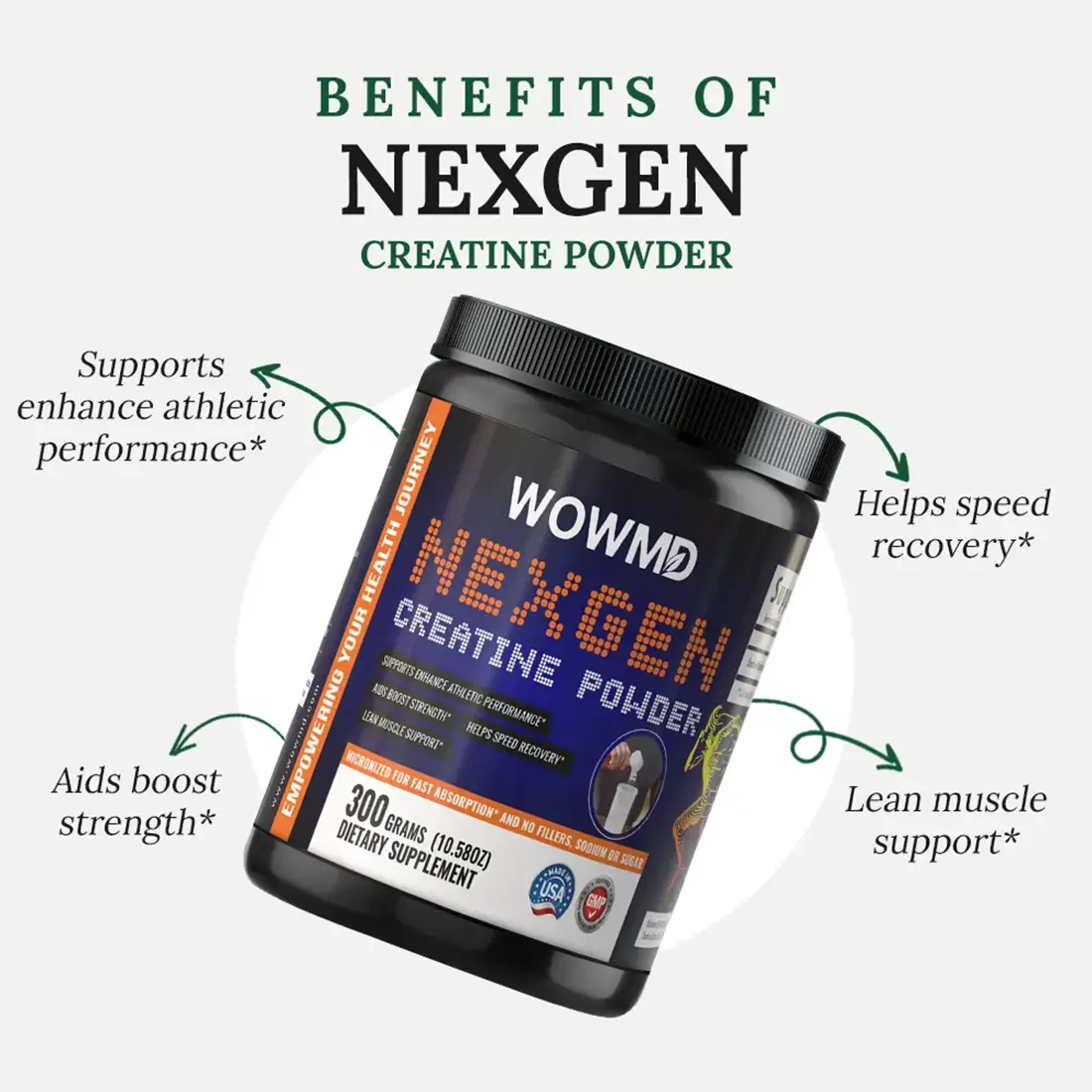 NexGen Creatine Powder - Trending Wellness Store