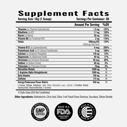 Nitric Shock Pre-Workout - Trending Wellness Store