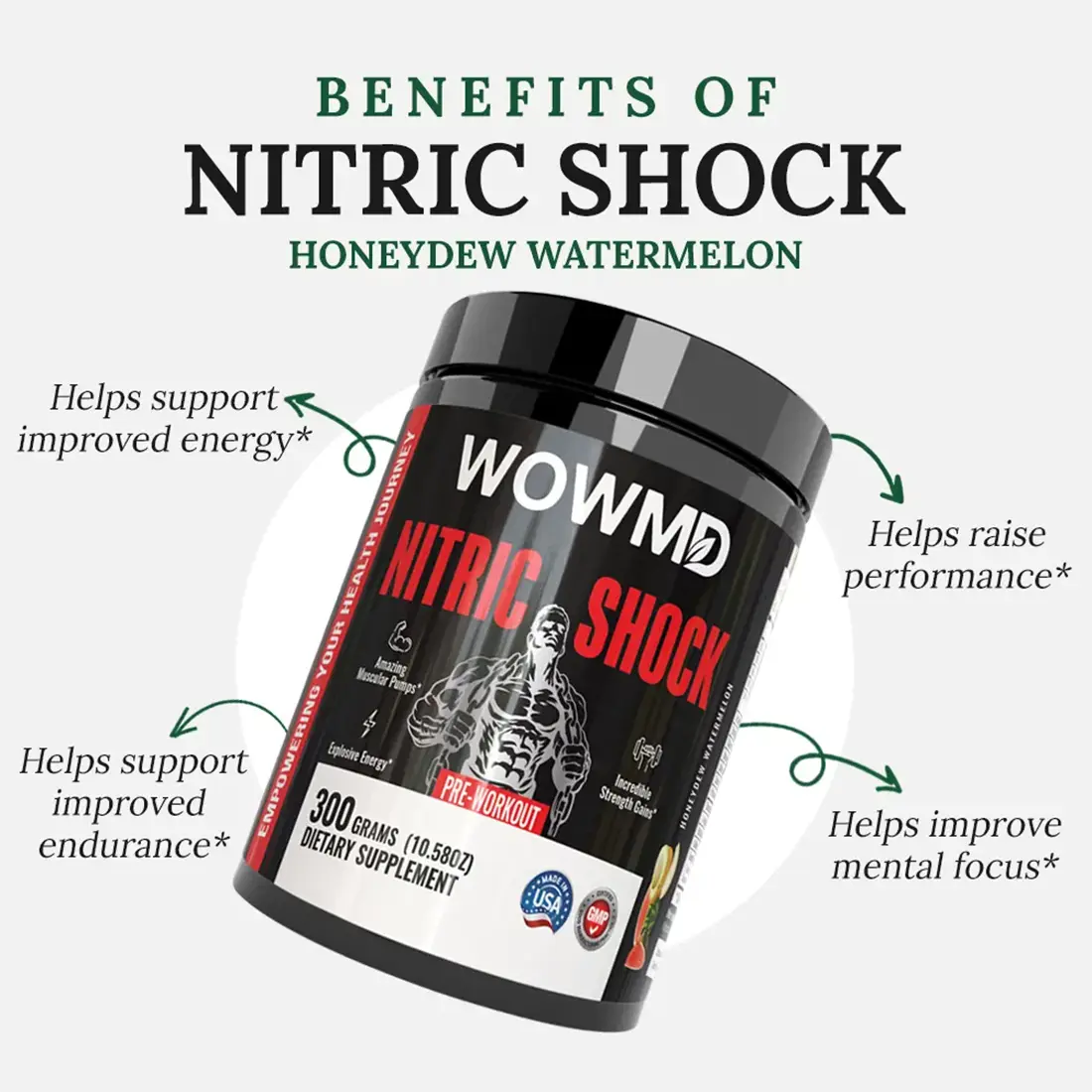 Nitric Shock Pre-Workout - Trending Wellness Store