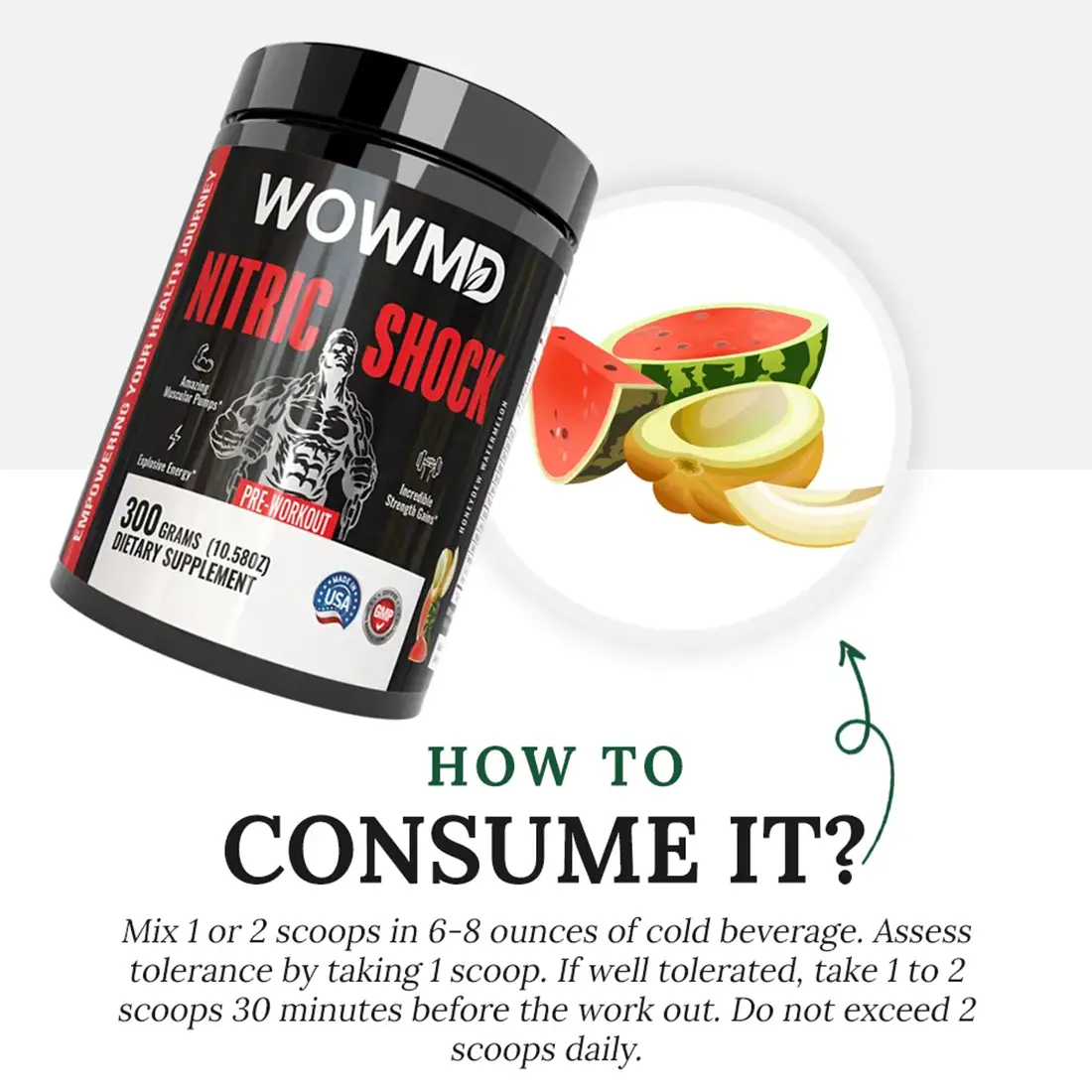 Nitric Shock Pre-Workout - Trending Wellness Store