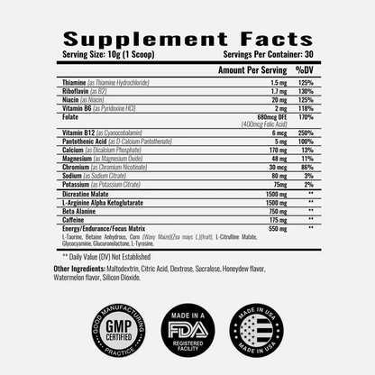 Nitric Shock Pre-Workout - Trending Wellness Store