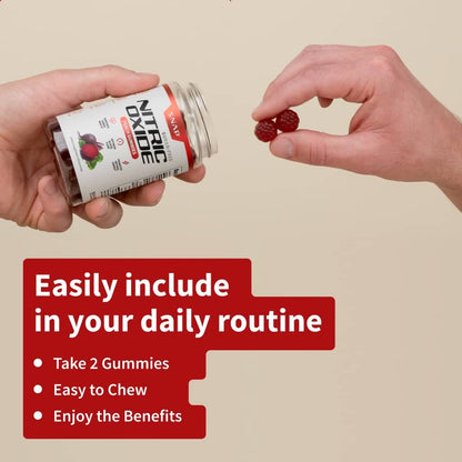 Nitric Oxide Gummies - Peach Flavor - Trending Wellness Store