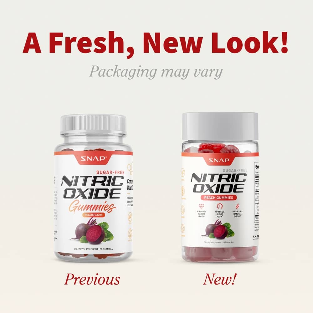 Nitric Oxide Gummies - Peach Flavor - Trending Wellness Store