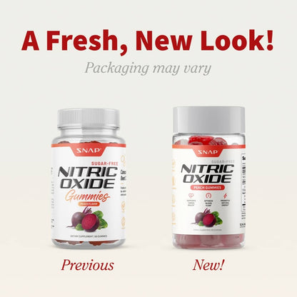 Nitric Oxide Gummies - Peach Flavor - Trending Wellness Store