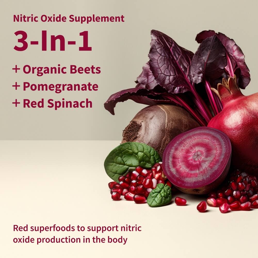 Nitric Oxide Organic Beets - Buy 2, Get 1 FREE! - Trending Wellness Store