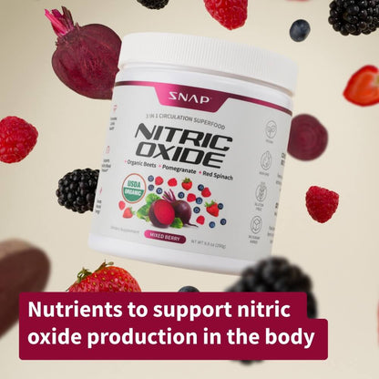 Nitric Oxide Organic Beets - Original Berry Flavor - 3 Month Supply - Trending Wellness Store
