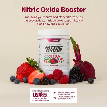 Nitric Oxide Organic Beets - Original Berry Flavor - 3 Month Supply - Trending Wellness Store