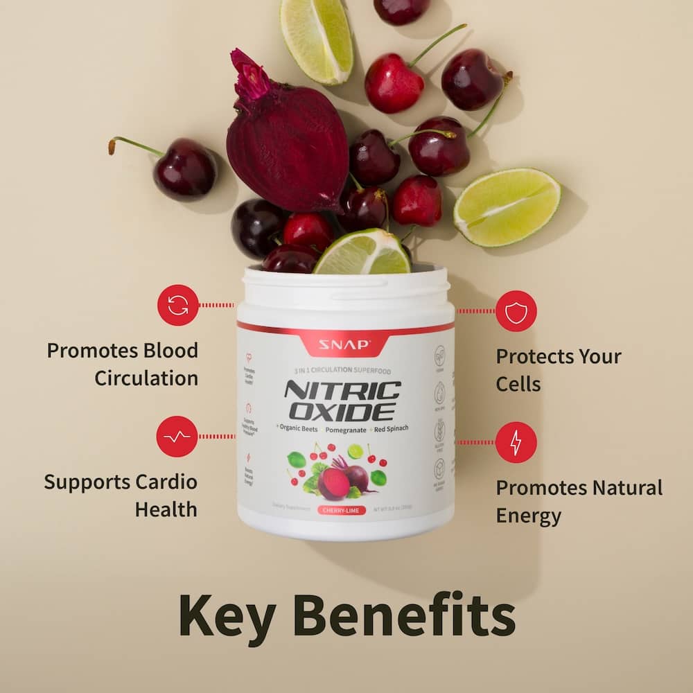 Nitric Oxide Organic Beets - Cherry Lime Flavor - Trending Wellness Store