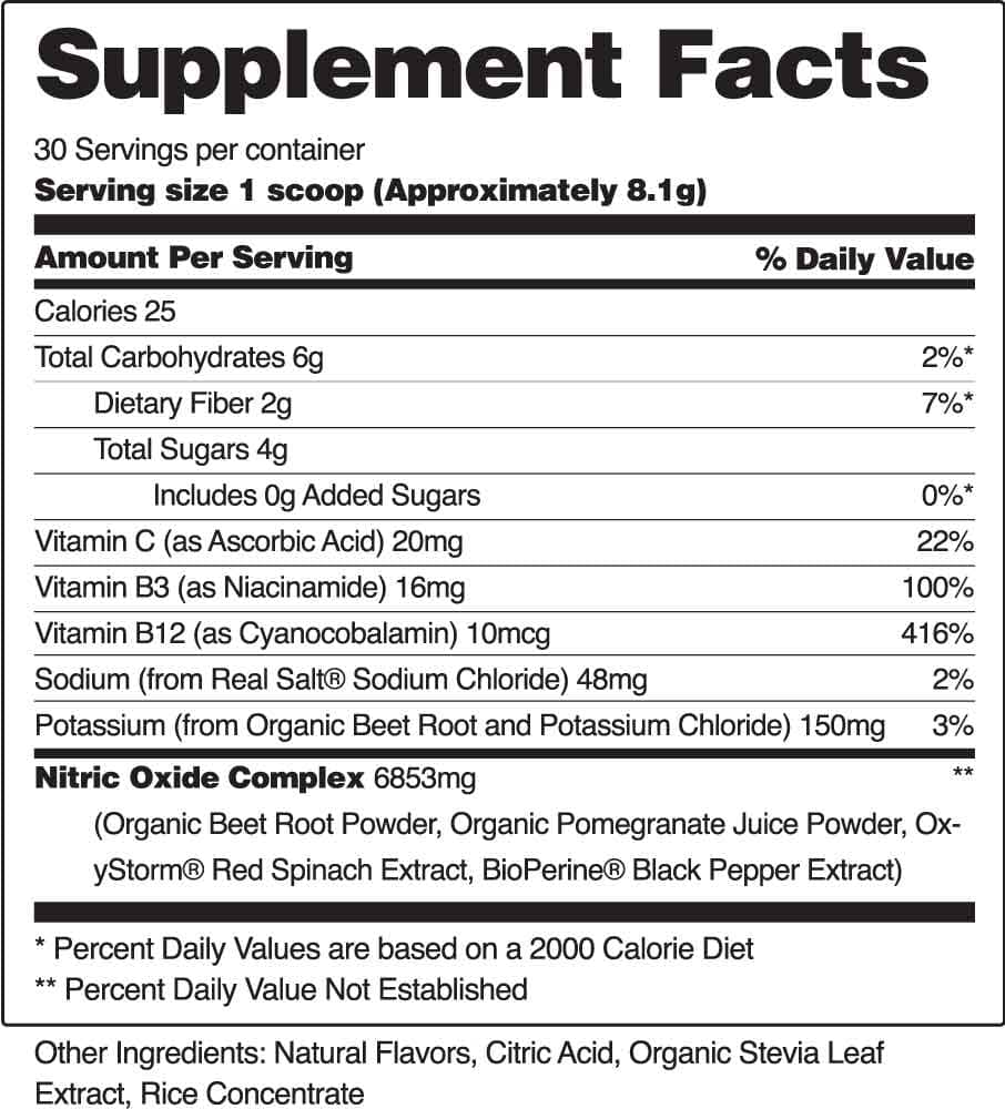 Nitric Oxide Organic Beets - Apple Flavor - Trending Wellness Store