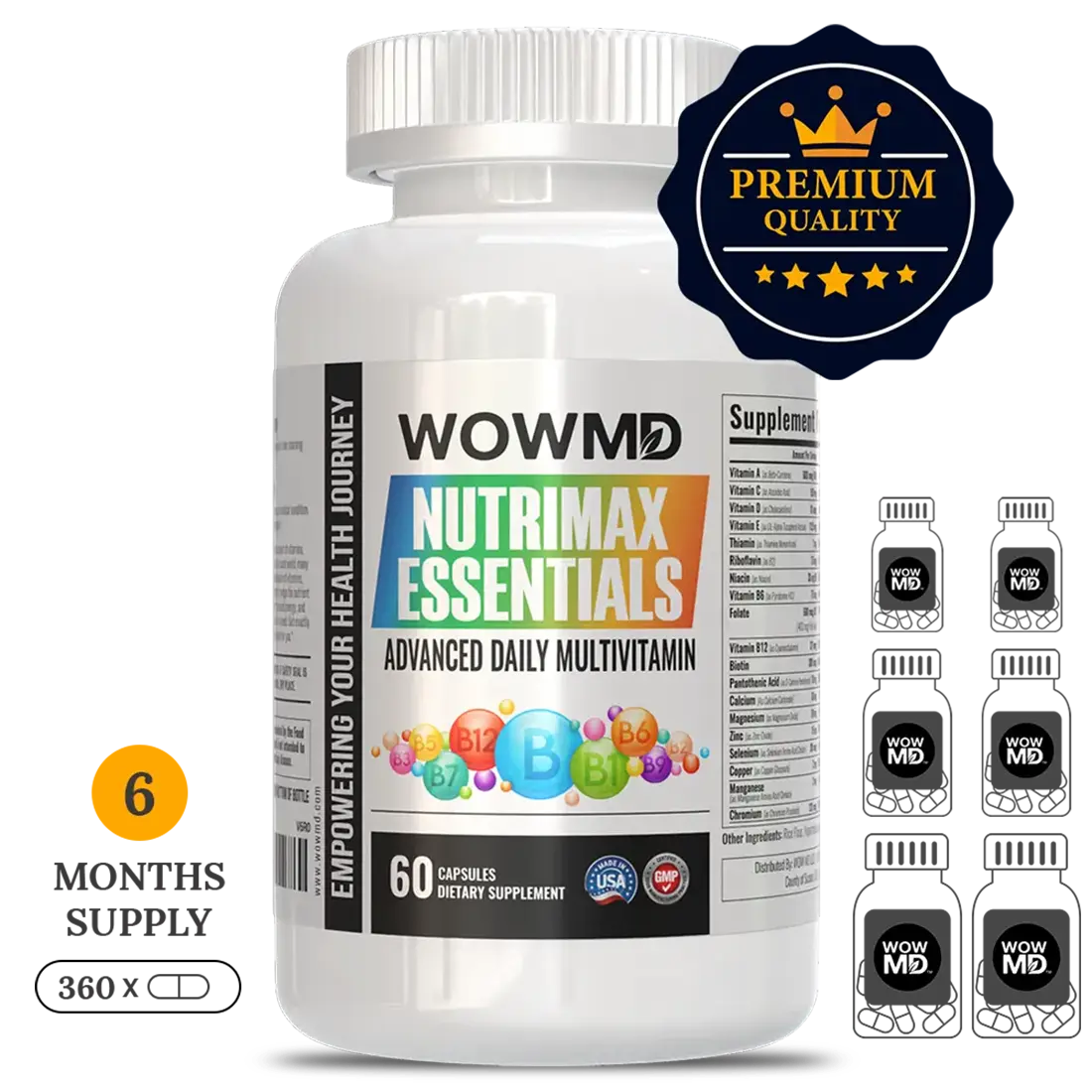 NutriMax Essentials - Advanced Daily Multivitamin - Trending Wellness Store