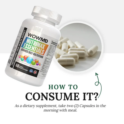 NutriMax Essentials - Advanced Daily Multivitamin - Trending Wellness Store