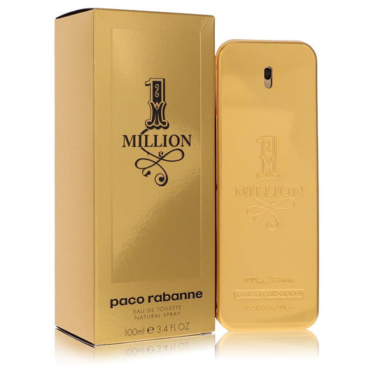 1 Million by Paco Rabanne Eau De Toilette Spray 3.4 oz for Men - Trending Wellness Store