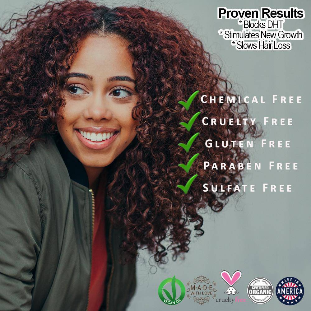 Organic Caffeine + Protein Hair Growth Serum - Trending Wellness Store