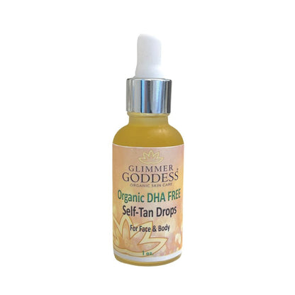 Organic DHA FREE Tanning Drops for Face & Body 1 oz. - Trending Wellness Store