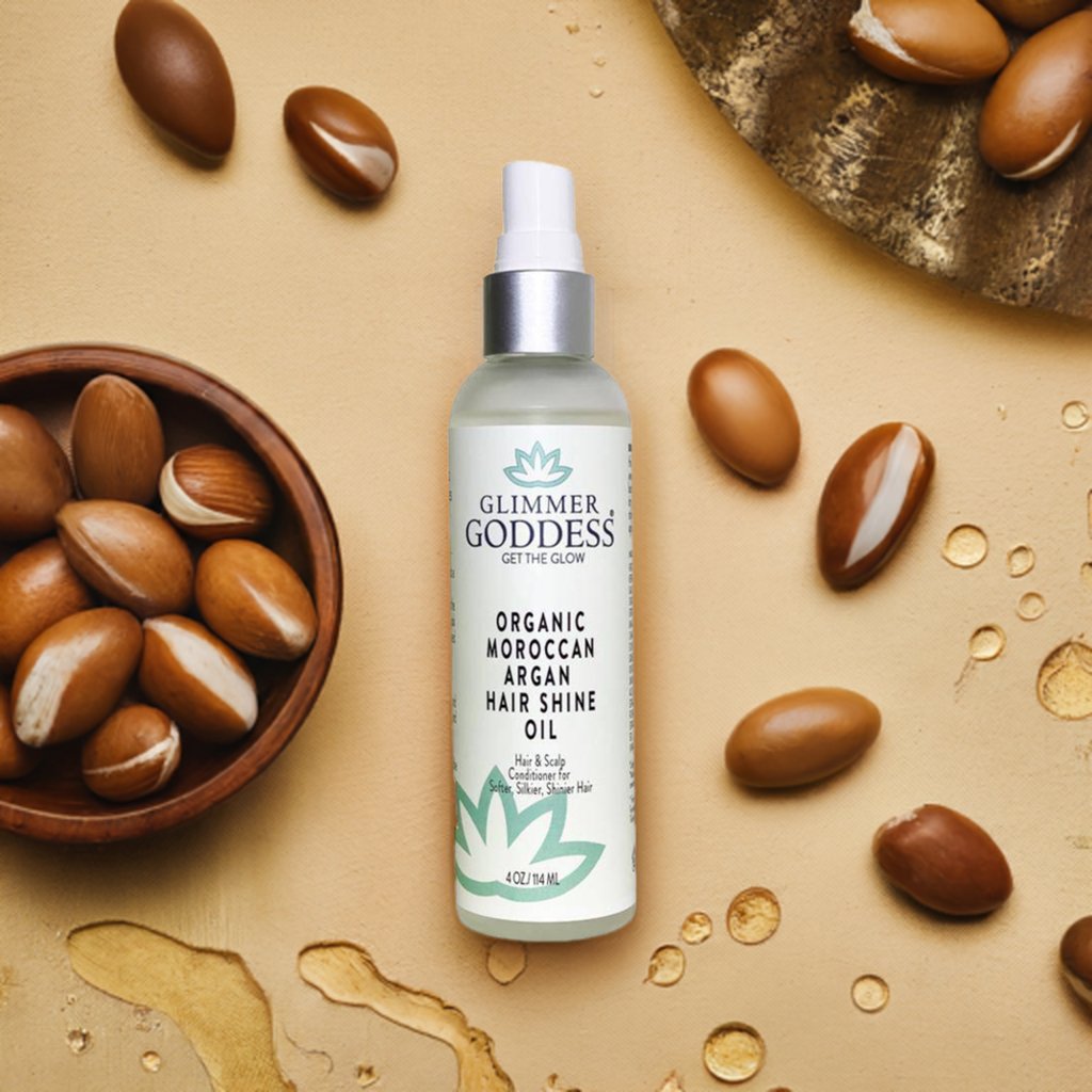 Organic Moroccan Argan Oil Hair Shine Spray - Trending Wellness Store