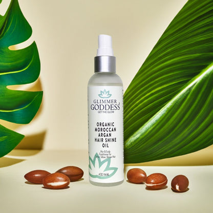 Organic Moroccan Argan Oil Hair Shine Spray - Trending Wellness Store