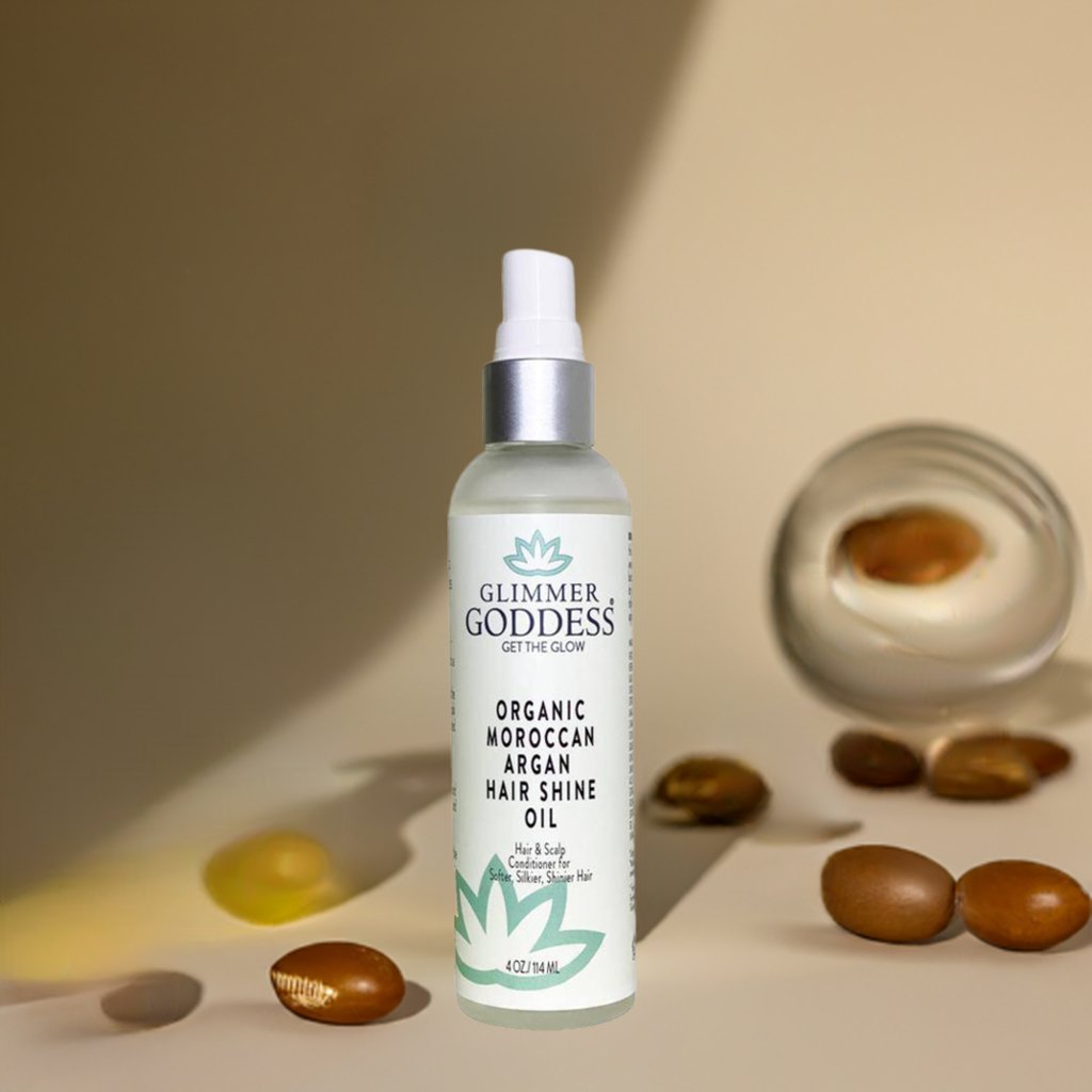 Organic Moroccan Argan Oil Hair Shine Spray - Trending Wellness Store