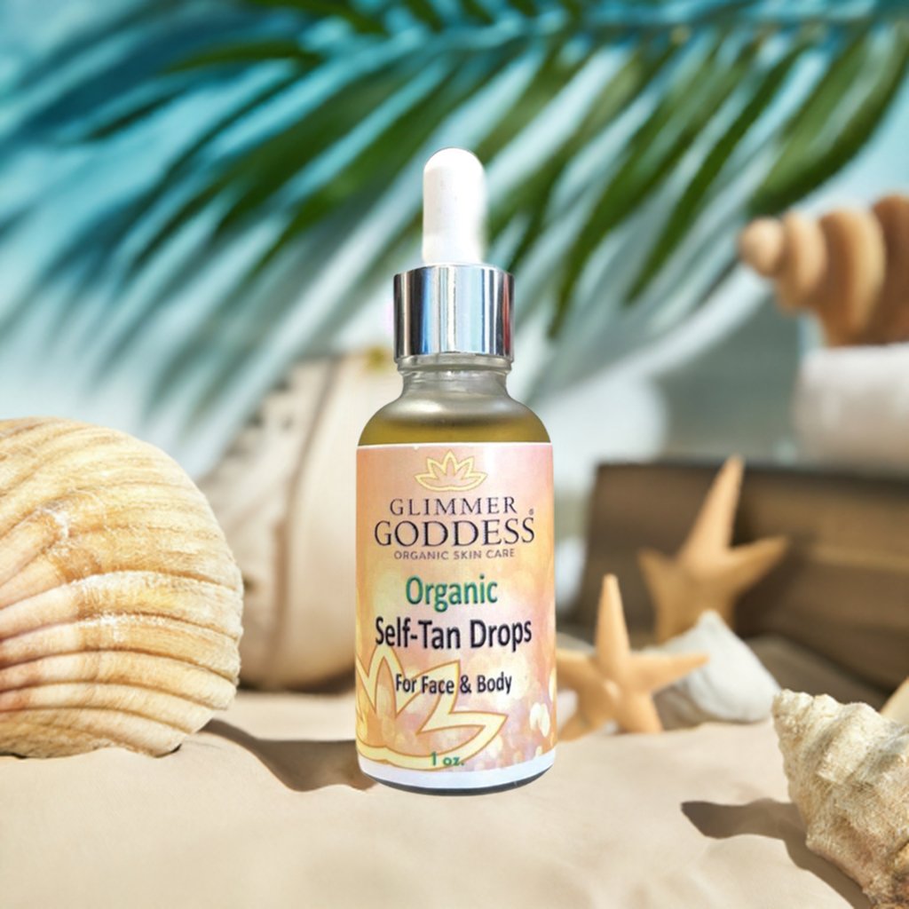 Organic Self Tan Drops for Face & Body 1 oz. - Trending Wellness Store
