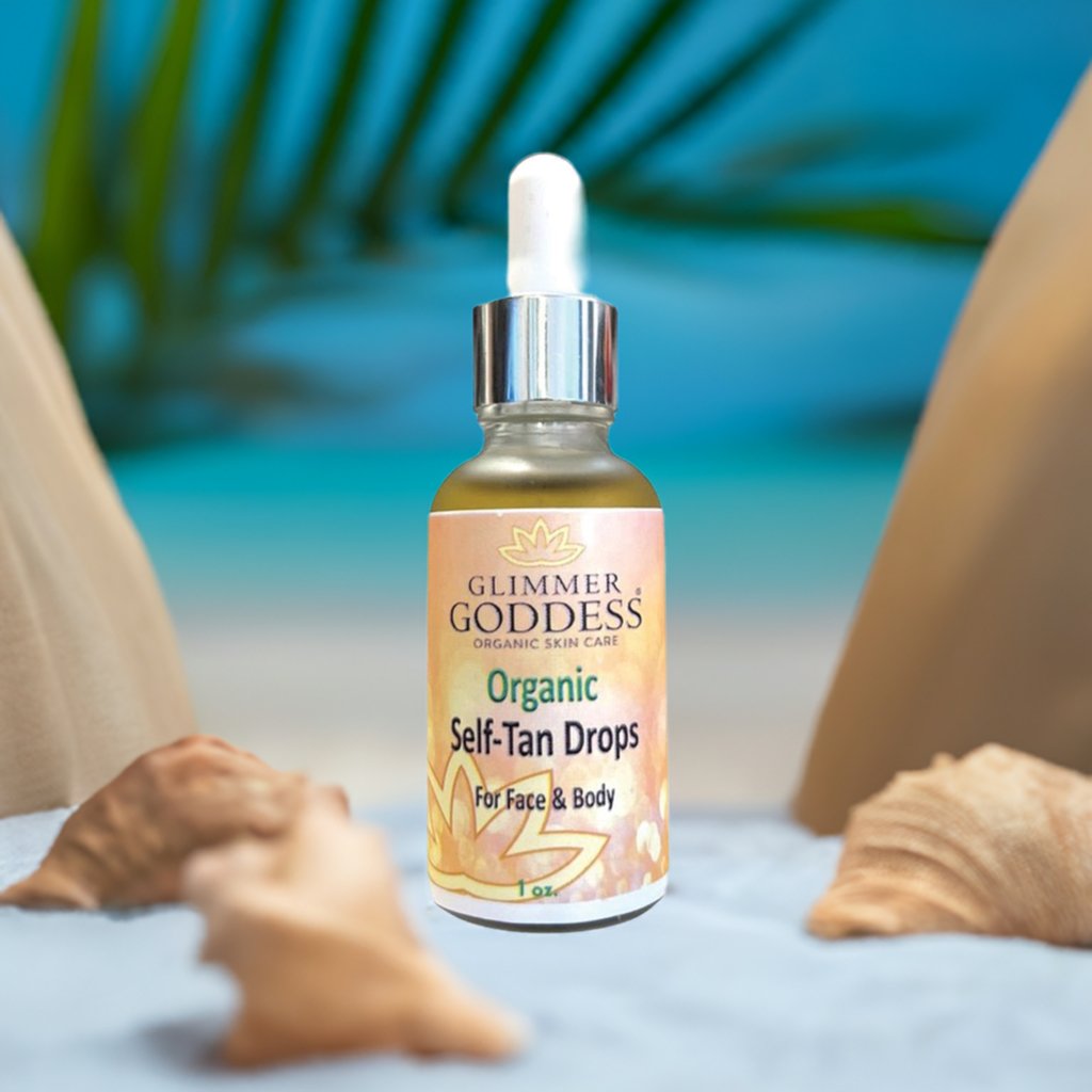 Organic Self Tan Drops for Face & Body 1 oz. - Trending Wellness Store