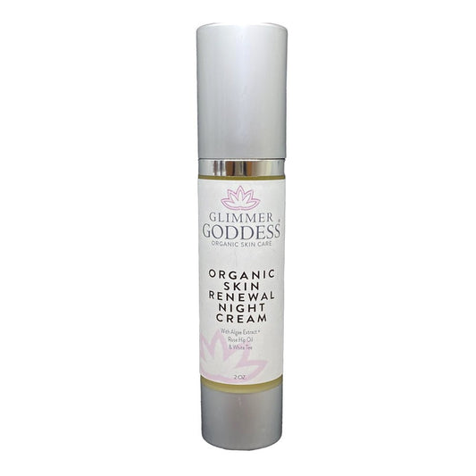 Organic Skin Renewal Night Face Cream - Hydrates & Lifts - Trending Wellness Store