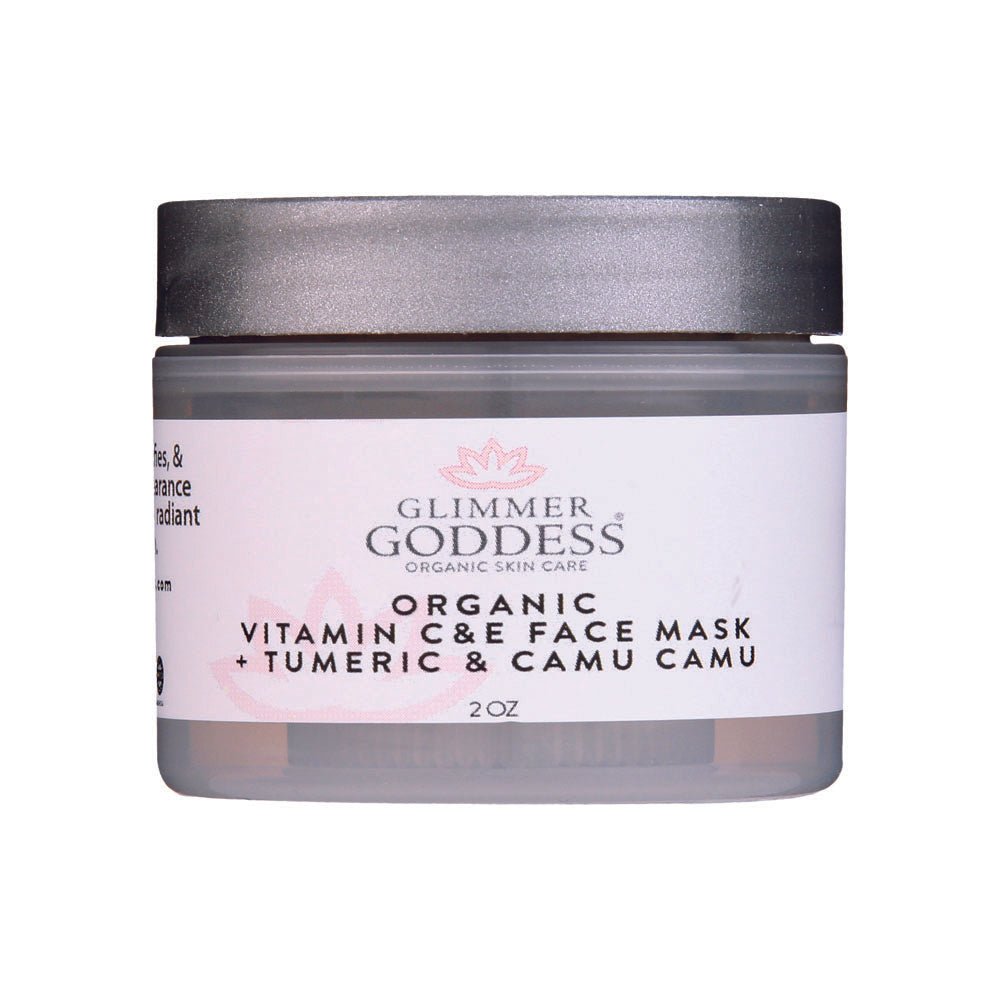 Organic Glow Up Tumeric Vitamin C & E Brightening Face Mask - 2 oz. - Trending Wellness Store