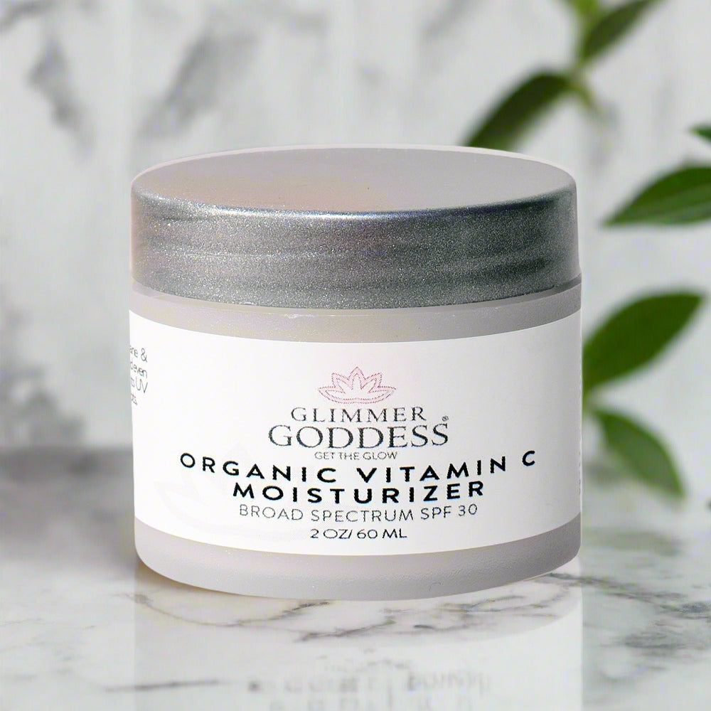 Organic Vitamin C Face Cream Reef-Safe SPF 30 - Brightens and Tightens Skin - Trending Wellness Store