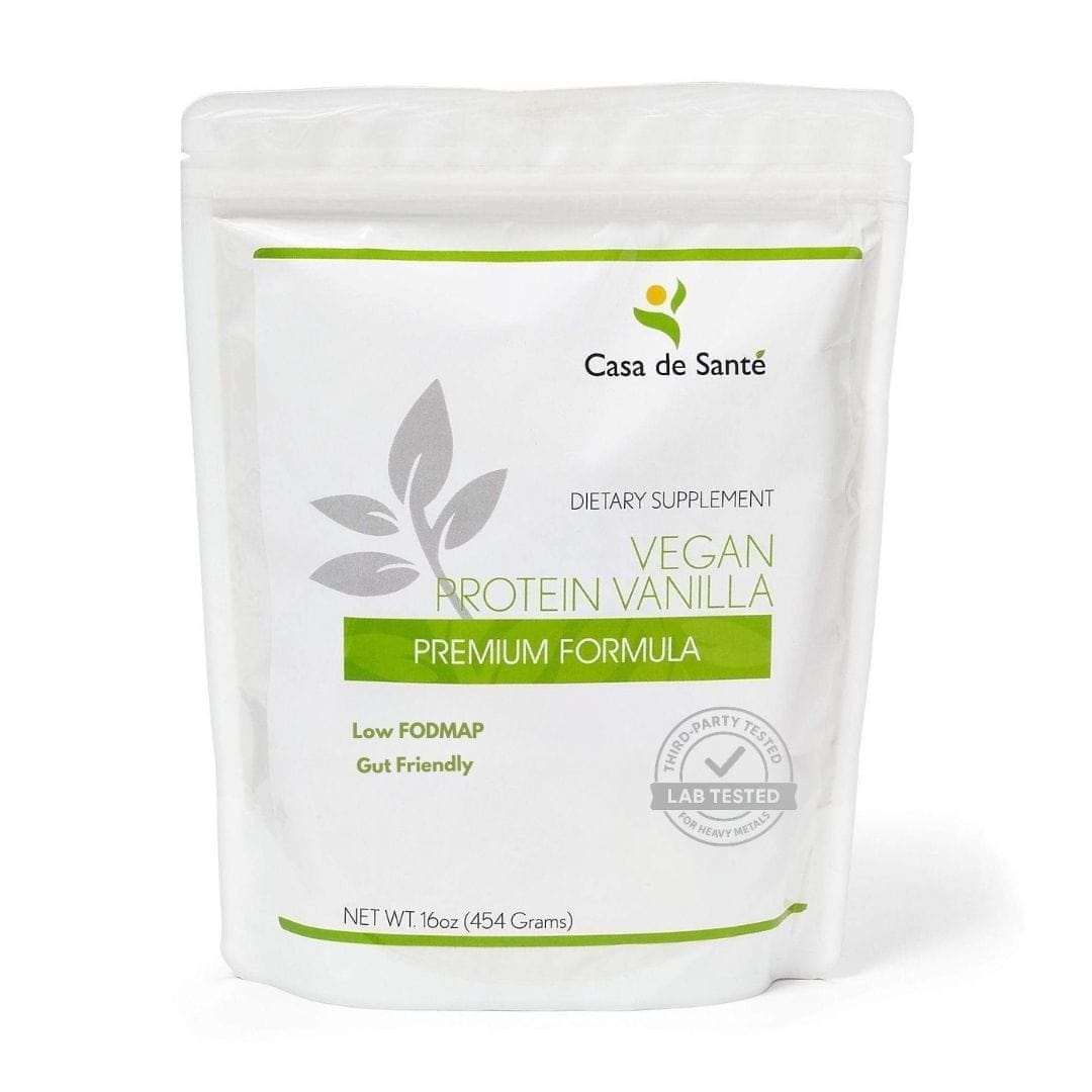 Vegan Protein Vanilla MD PhD Formulated Gut Friendly Low FODMAP - Trending Wellness Store