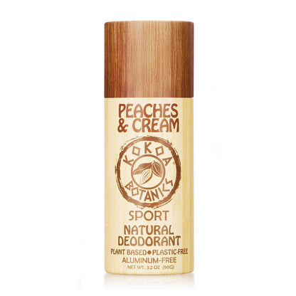 Peaches and Cream - Natural Deodorant - Organic - Aluminum-Free - Plastic-Free 3.2 oz - Trending Wellness Store