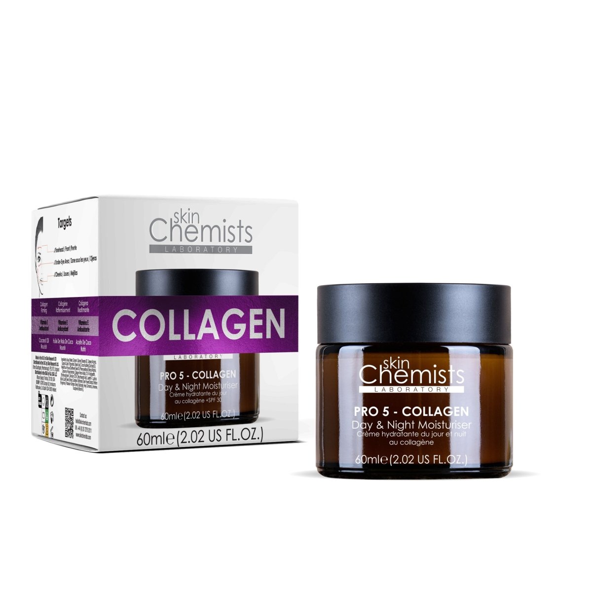 Pro-5 Collagen Day And Night Moisturiser 60ml - Trending Wellness Store