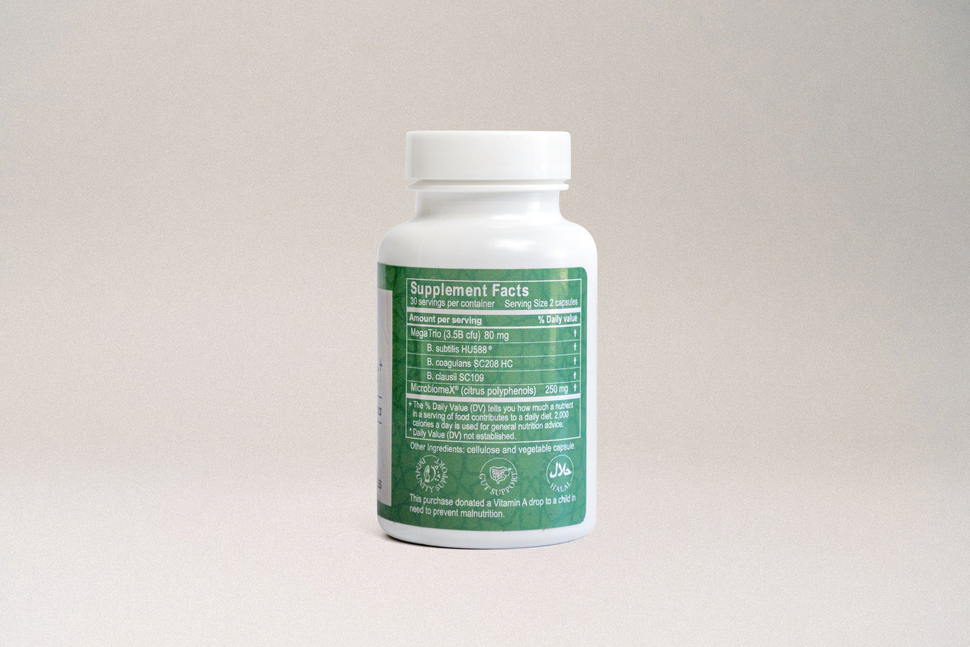 Synbiotic Plus - Halal Probiotics + Prebiotics 3.5 Billion CFU Veggie Capsules - 60 Count | Salaam Nutritionals - Trending Wellness Store
