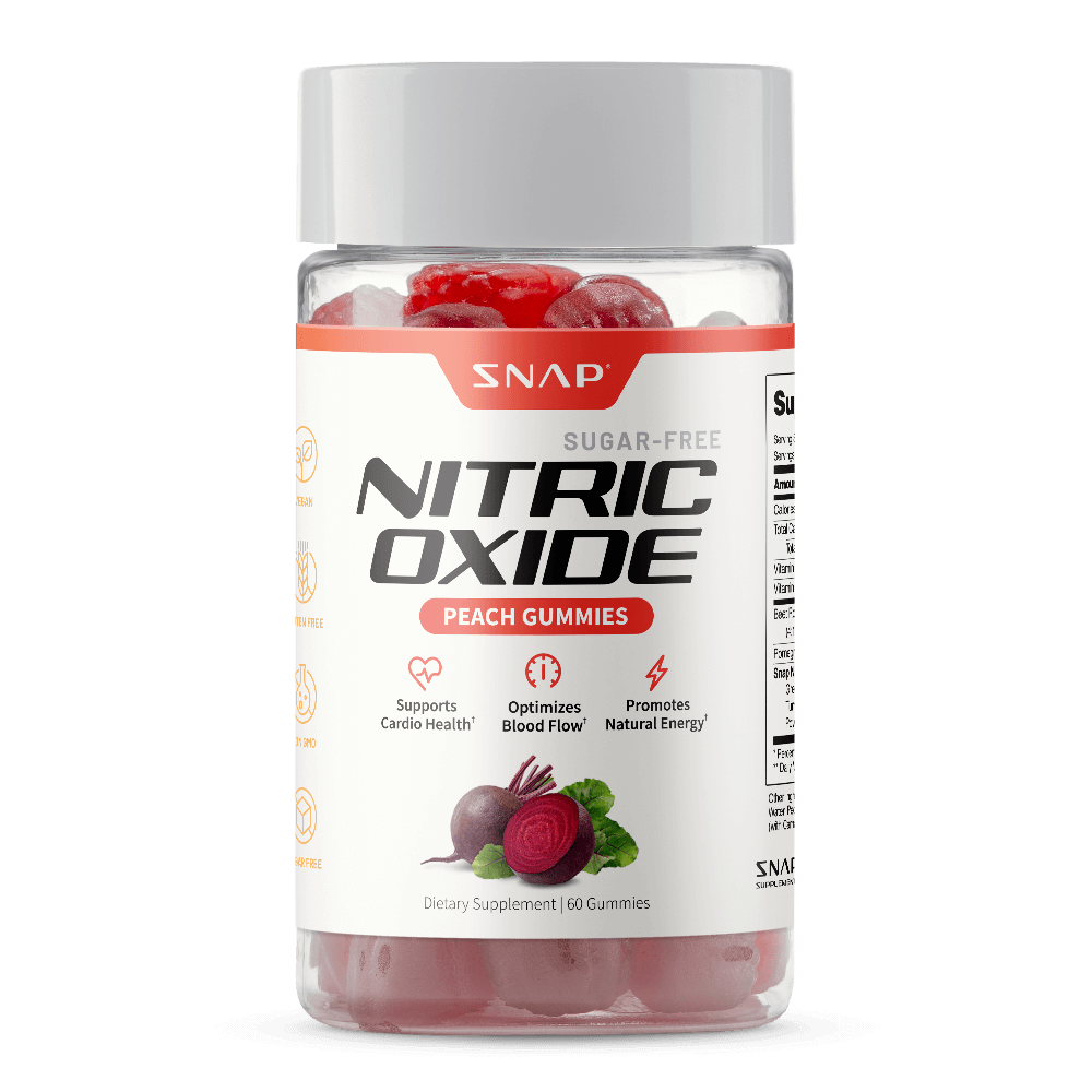 Nitric Oxide Gummies - Peach Flavor - Trending Wellness Store