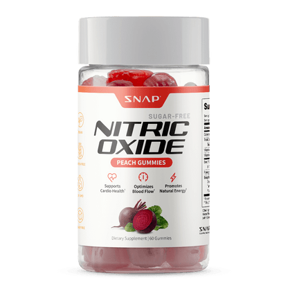 Nitric Oxide Gummies - Peach Flavor - Trending Wellness Store