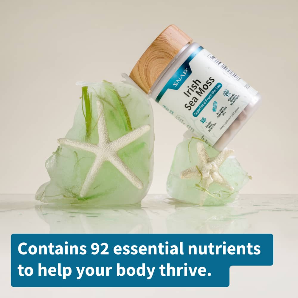 Irish Sea Moss w/ Iodine Energy Support - Buy 2, Get 1 FREE! - Trending Wellness Store