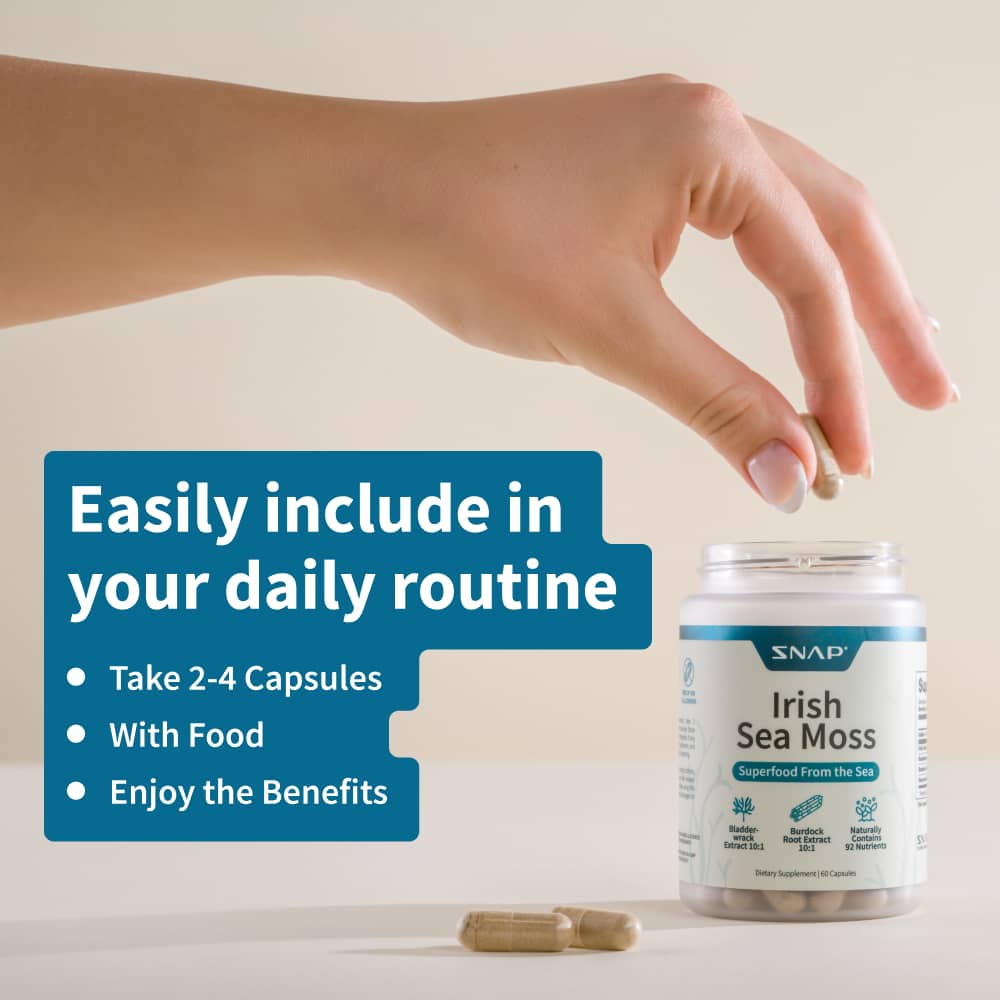 Irish Sea Moss with Iodine Energy Support - Buy 3, Get 2 FREE! - Trending Wellness Store