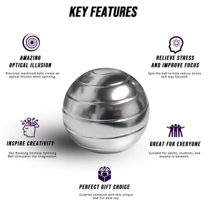 Rotating Desktop Spinning Ball - Trending Wellness Store