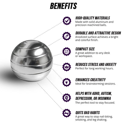 Rotating Desktop Spinning Ball - Trending Wellness Store