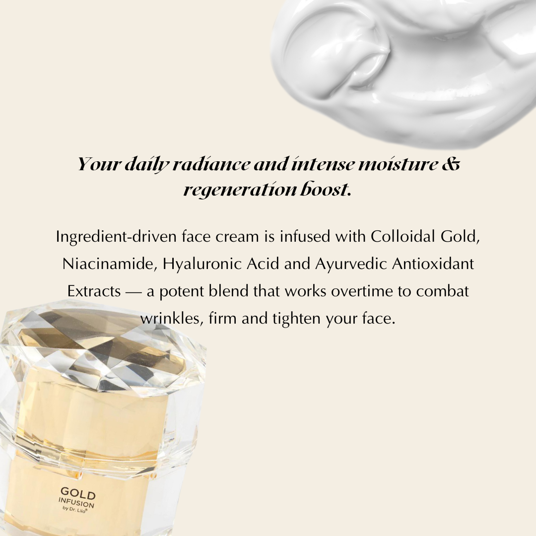 Gold Peptide Moisturizer with Niacinamide and Ceramide - Trending Wellness Store