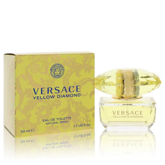Versace Yellow Diamond by Versace Eau De Toilette Spray 1.7 oz for Women - Trending Wellness Store