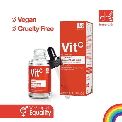 Vitamin C 5% & Hyaluronic Acid 2% Hydrating Facial Serum 30ml - Trending Wellness Store